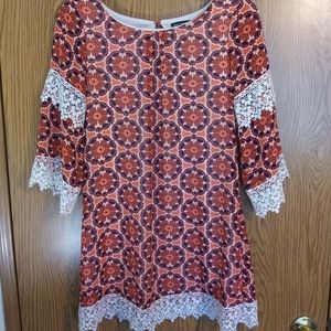Sequin Hearts girls dress w/ u detail size 14